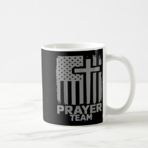 Prayer Team American Flag Christian Family Christi Coffee Mug
