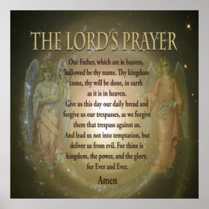 Prayer - The Lord's Prayer Poster