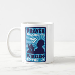 Prayer the Original Wireless Connection Wifi Humou Coffee Mug