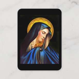 Prayer to Mary For a Happy Death Prayer Card
