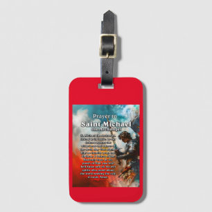 Prayer to Saint Michael the Archangel Luggage Tag