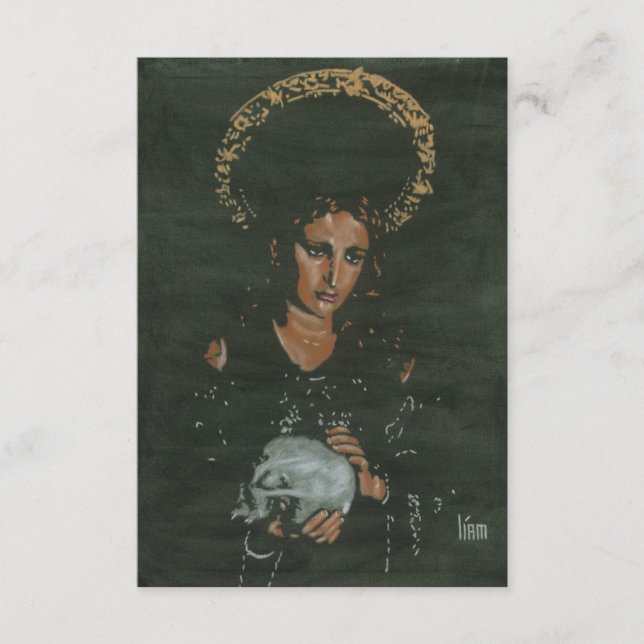 Prayer to St. Mary Magdalen Prayer Card (Front)