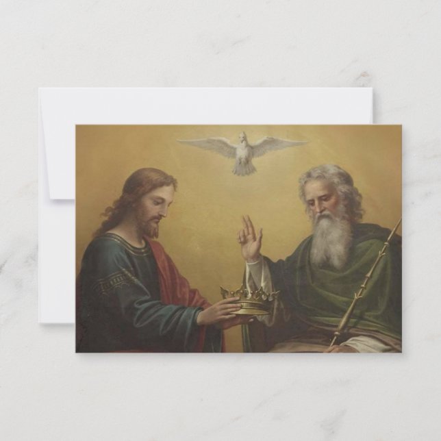 Prayer to the Holy Trinity Prayer Card (Front)