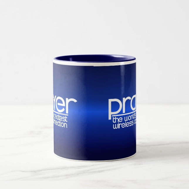 PRAYER Two-Tone COFFEE MUG (Center)