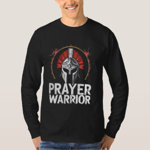 Prayer Warrior Catholic Religious Christian Christ T-Shirt