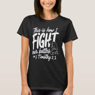 Prayer Warrior Catholic Religious Christian Christ T-Shirt