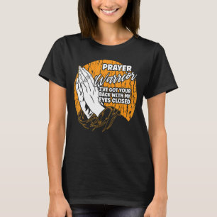 Prayer Warrior Christian Praying Jesus Faith Worsh T-Shirt