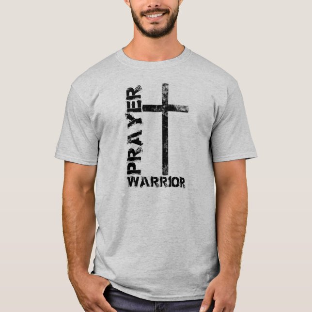 Prayer Warrior Cross T-shirt (Front)