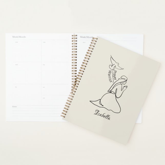 Prayer Warrior Design & Customise Name  Planner (Display)