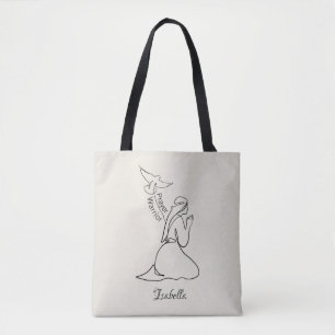 Prayer Warrior Design & Customise Name Tote Bag