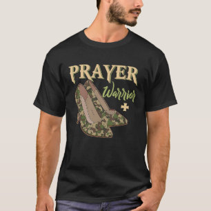 Prayer Warrior Faith Camo High Heels Christian T-Shirt