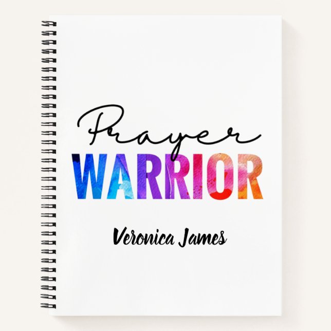 Prayer Warrior Journal Notebook (Front)