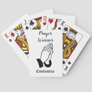 Prayer Warrior Praying Thunder_Cove Playing Cards