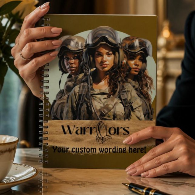 Prayer Warrior Spiral Notebook  (Creator Uploaded)