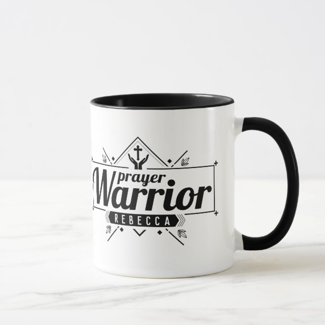 Prayer Warrior Tribal Emblem Mug (Right)