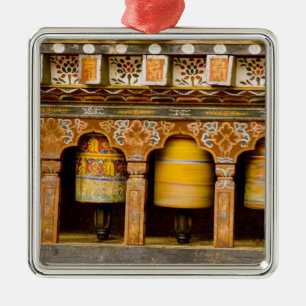 Prayer Wheels, Mani Wheel at Trongsa Dzong, Metal Ornament