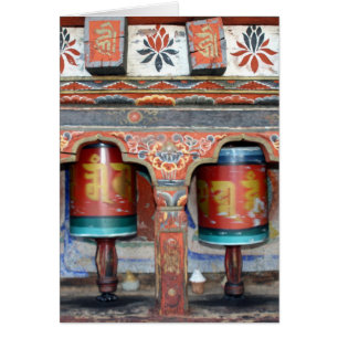 prayer wheels spinning