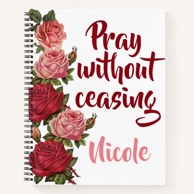 Prayer without Ceasing Notebook (Front)
