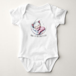 Prayerful Paws — Sleepy Grace in Moonlight Baby Bodysuit