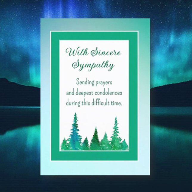 Prayers and condolences Sympathy Card (Creator Uploaded)