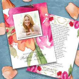 Prayers Cards | Watercolor Florals Maxi