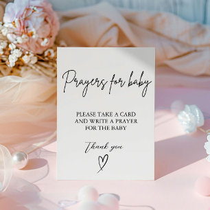  Prayers for Baby Well Wishes for Baby shower Sign