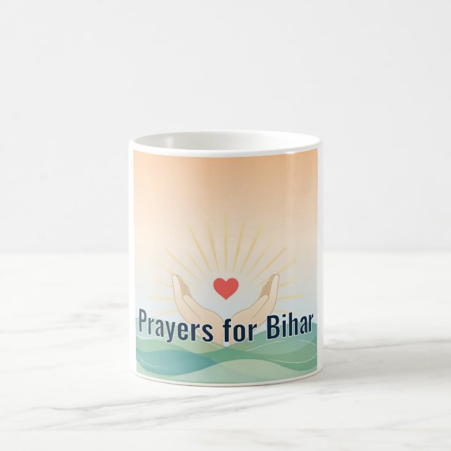 Prayers for Bihar Coffee Mug (Center)