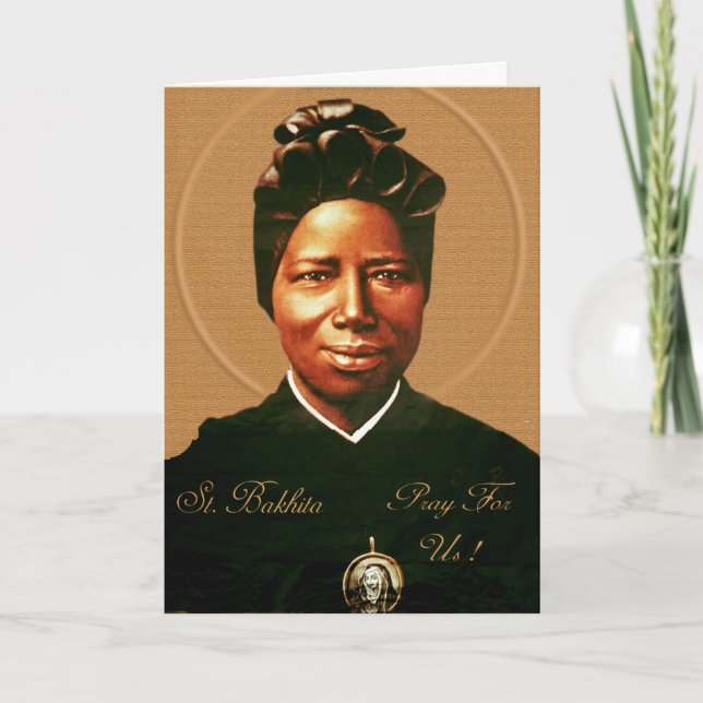 Prayers to St. Bakhita Card (Front)