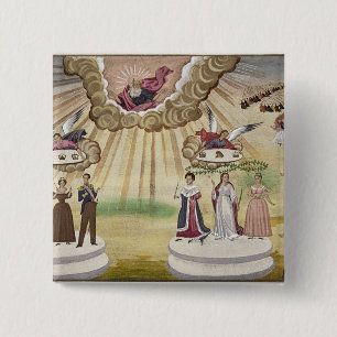 Prayers to the Gods for the Liberation of Greece, 15 Cm Square Badge