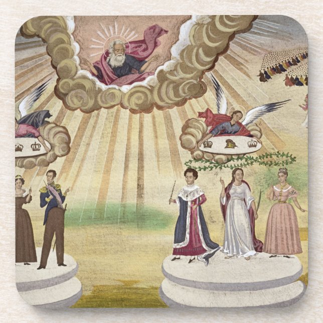 Prayers to the Gods for the Liberation of Greece, Coaster (Front)
