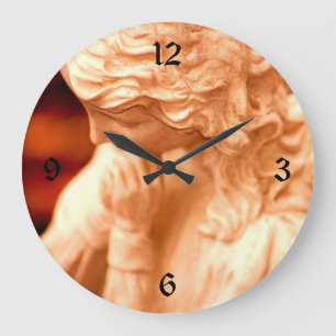 Praying Angel Large Clock