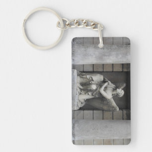 Praying Angel Sculpture Key Ring