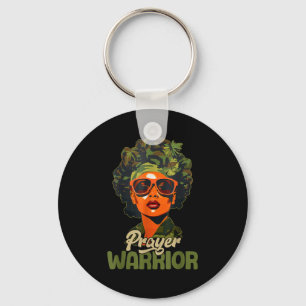 Praying Black Woman Afro Christian Sayings Prayer Key Ring