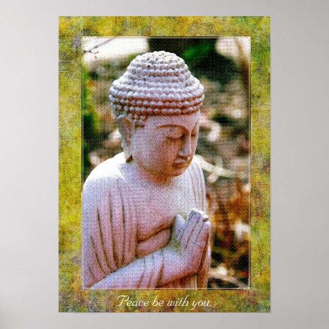 Praying Buddha - Digital art print (Front)