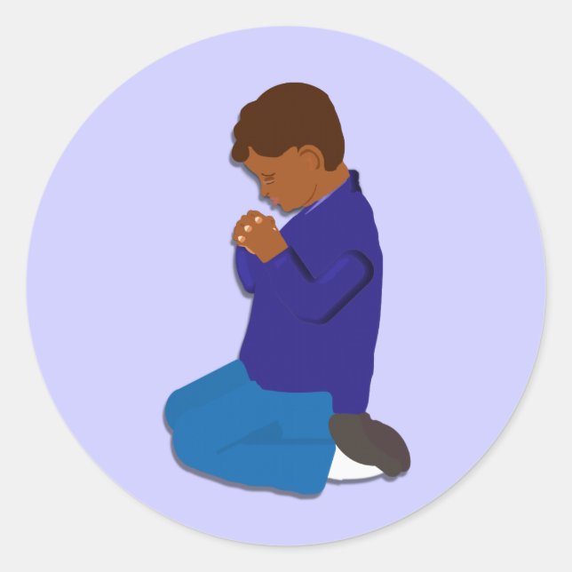 Praying Child I Stickers (Front)