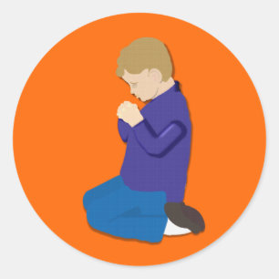 Praying Child II Stickers