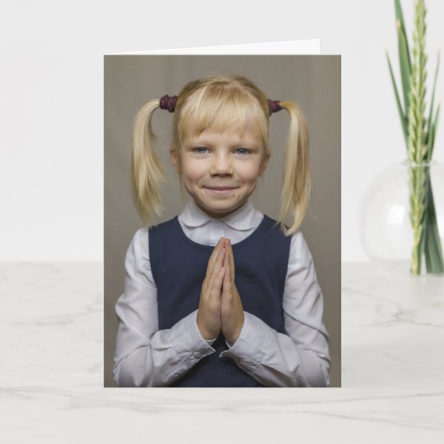 PRAYING FOR A CURE FOR LIBERALISM CARD (Front)
