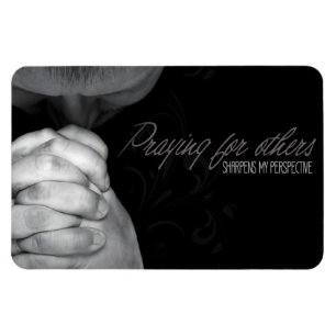 "Praying for others" Motivation Affirmation Flexi Magnet