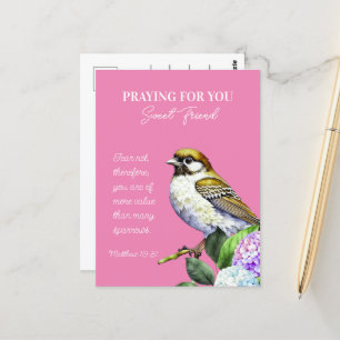 Praying For You Sweet Friend Postcard