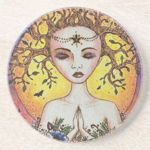 Praying Girl Coaster