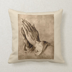 Praying Hands Accent Pillow