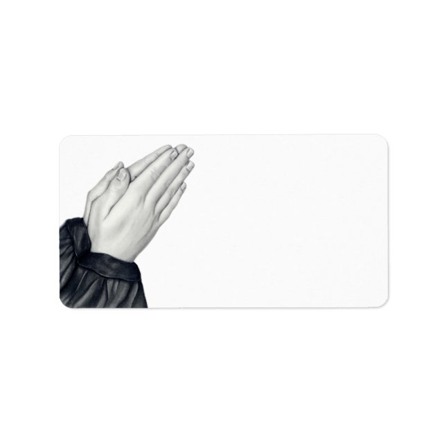 Praying Hands Address Labels (Front)