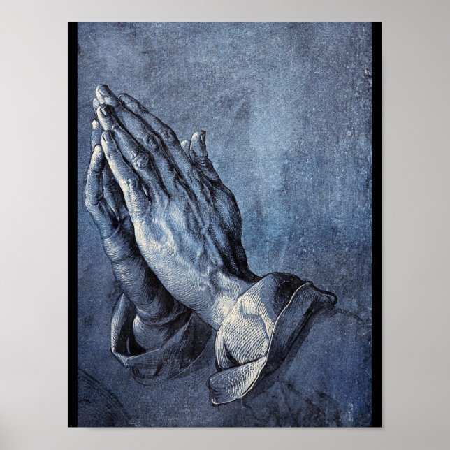 Praying Hands', Albrecht_Studies of the Masters Poster (Front)