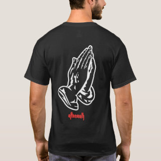 Praying Hands Black T-Shirt