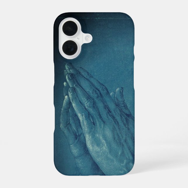 Praying Hands (by Dürer) iPhone 16 Case (Back)