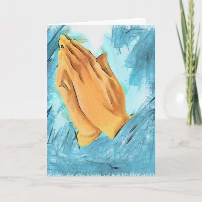 Praying Hands Card (Front)