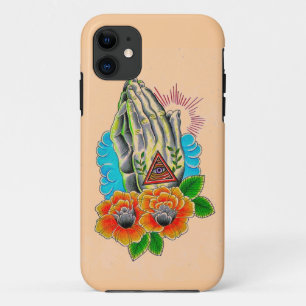 praying hands iPhone 11 case