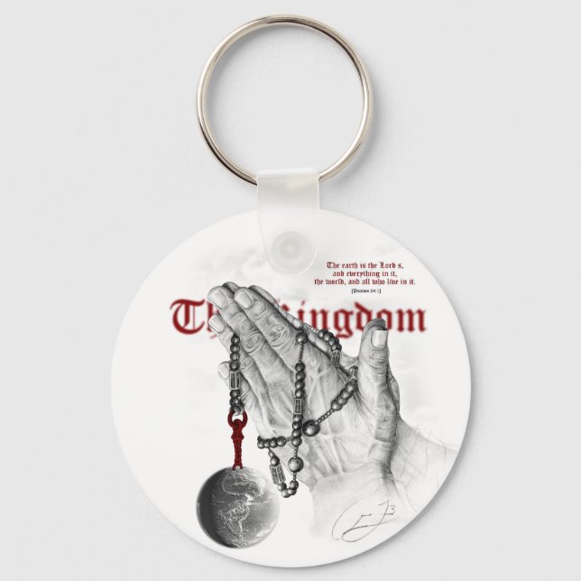 praying hands key ring (Front)