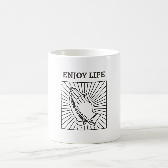 Praying hands Mug (Center)