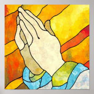 Praying Hands Poster